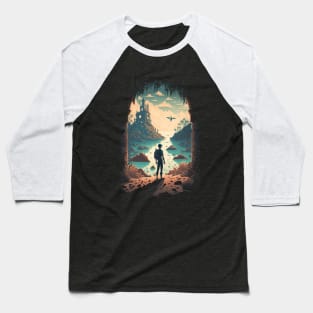 Atlantis Discovered Baseball T-Shirt